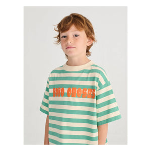 Bobo Choses - Striped Bobo Choses T-shirt | Green