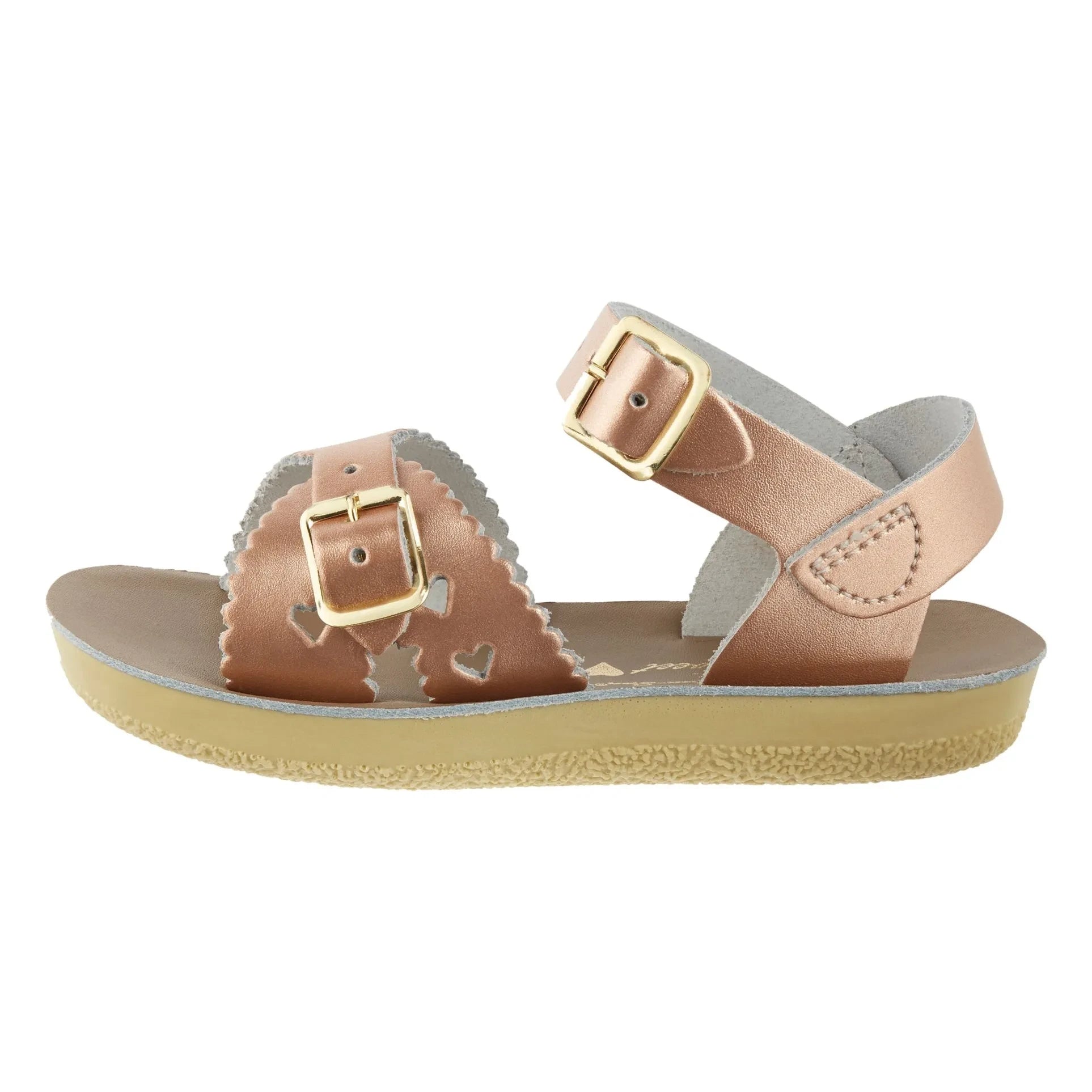 Salt-Water - Sweetheart Waterproof Leather Sandals | Rose Gold