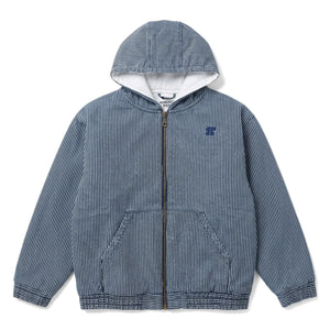 Hundred Pieces - Wyatt Denim Çizgili Ceket | İndigo mavi