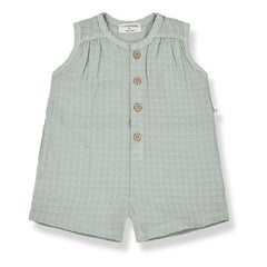 1+ in the Family - Larissa Short Romper | Light Green