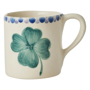 Rice - Shamrock Seramik Kupa | Krem