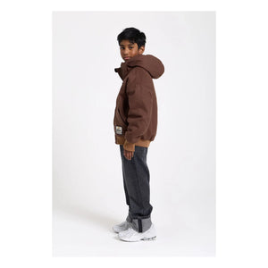 Hundred Pieces - Matt Hooded Jacket | Brown