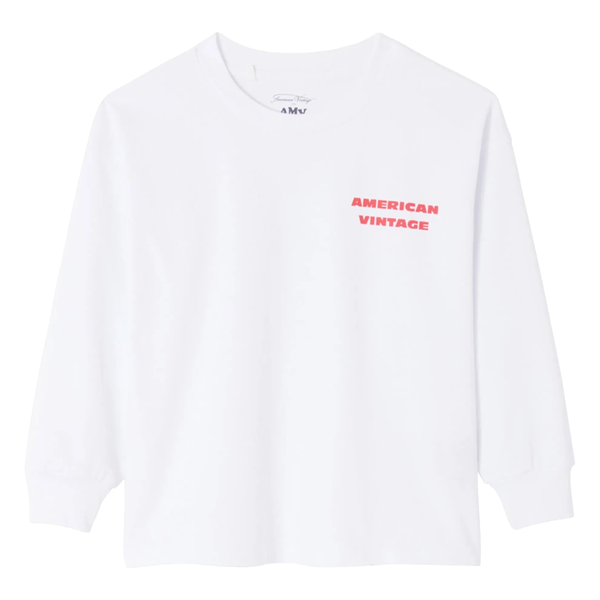 American Vintage - Fizvallay Long Sleeve T-Shirt | White