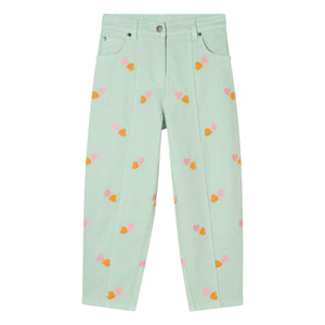 Stella McCartney Kids - Organik Pamuk Kalp Jean | Green water