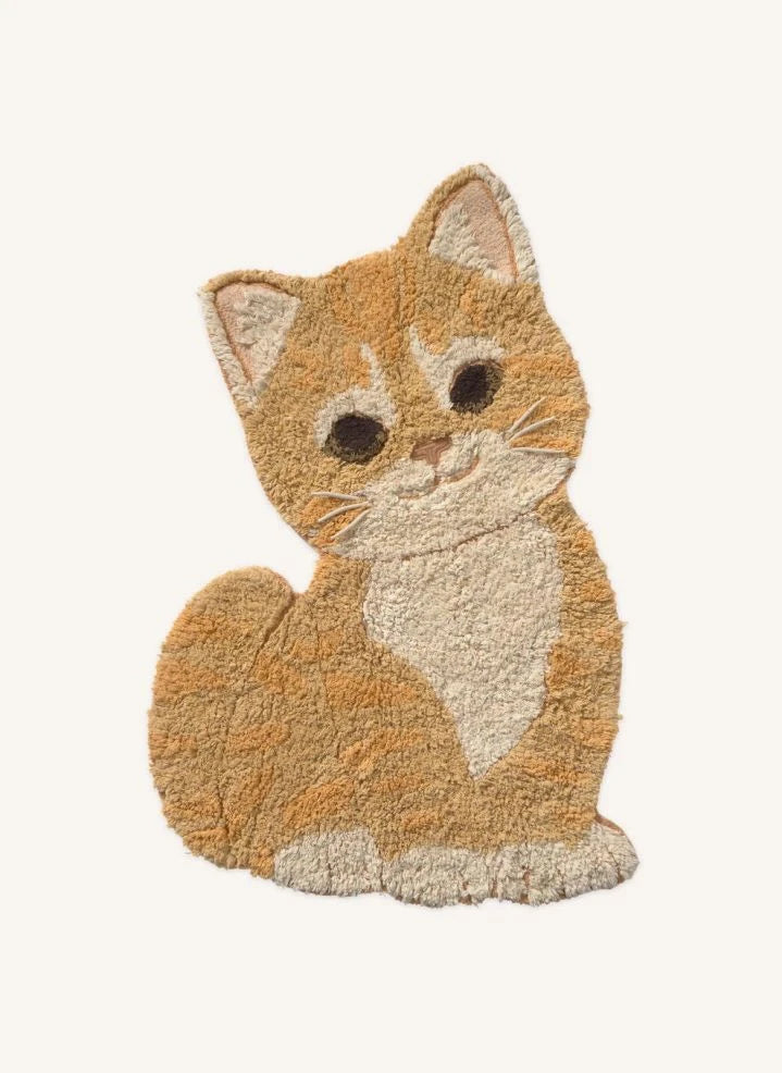 Lorena Canals - Ginger Cat Rug | Orange
