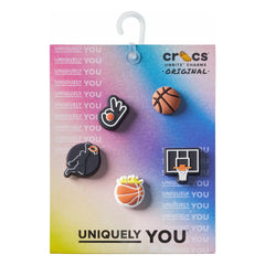 Crocs - 5-pack Jibbitz Basketball Set | Black