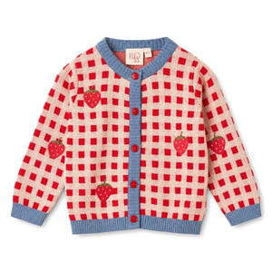 Flöss - Hollie Strawberry Cardigan | Red