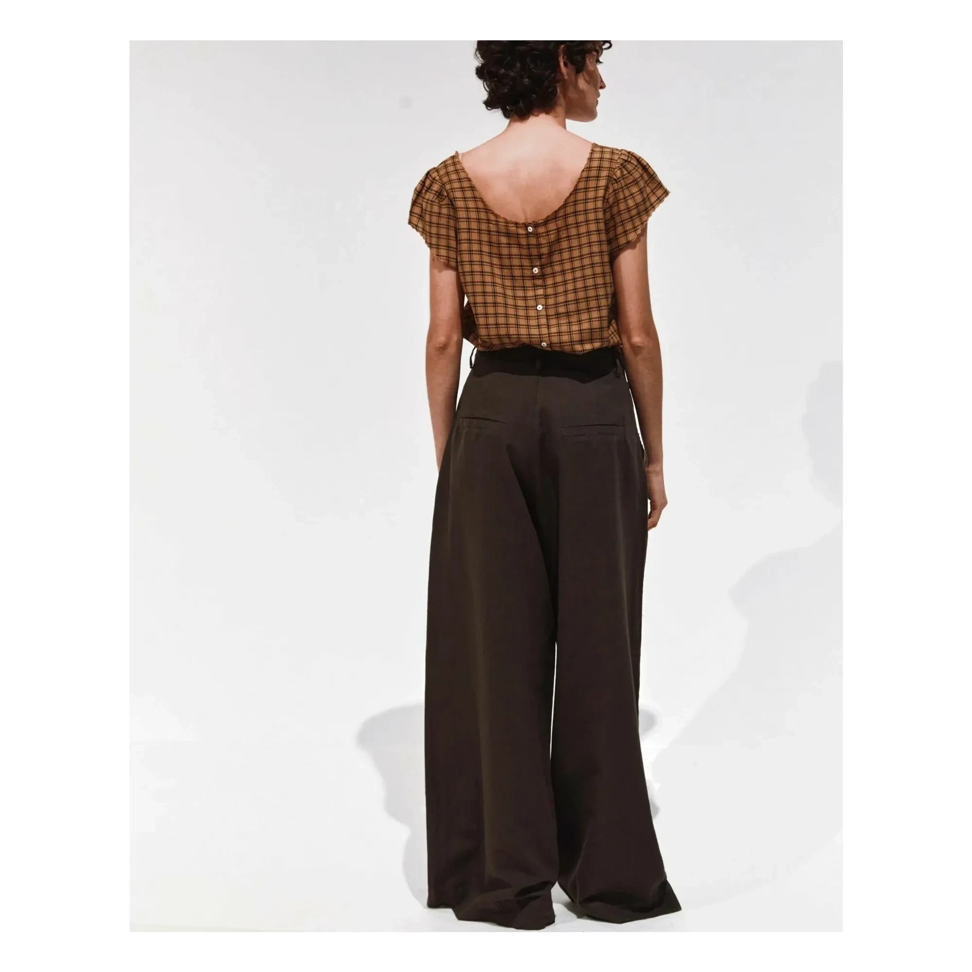Emile et Ida - Brady Linen and Cotton Pants | Charcoal Gray