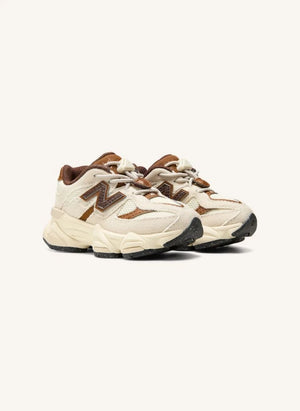 New Balance - Elasticated Dantelli Spor Ayakkabılar 9060 | Kahverengi