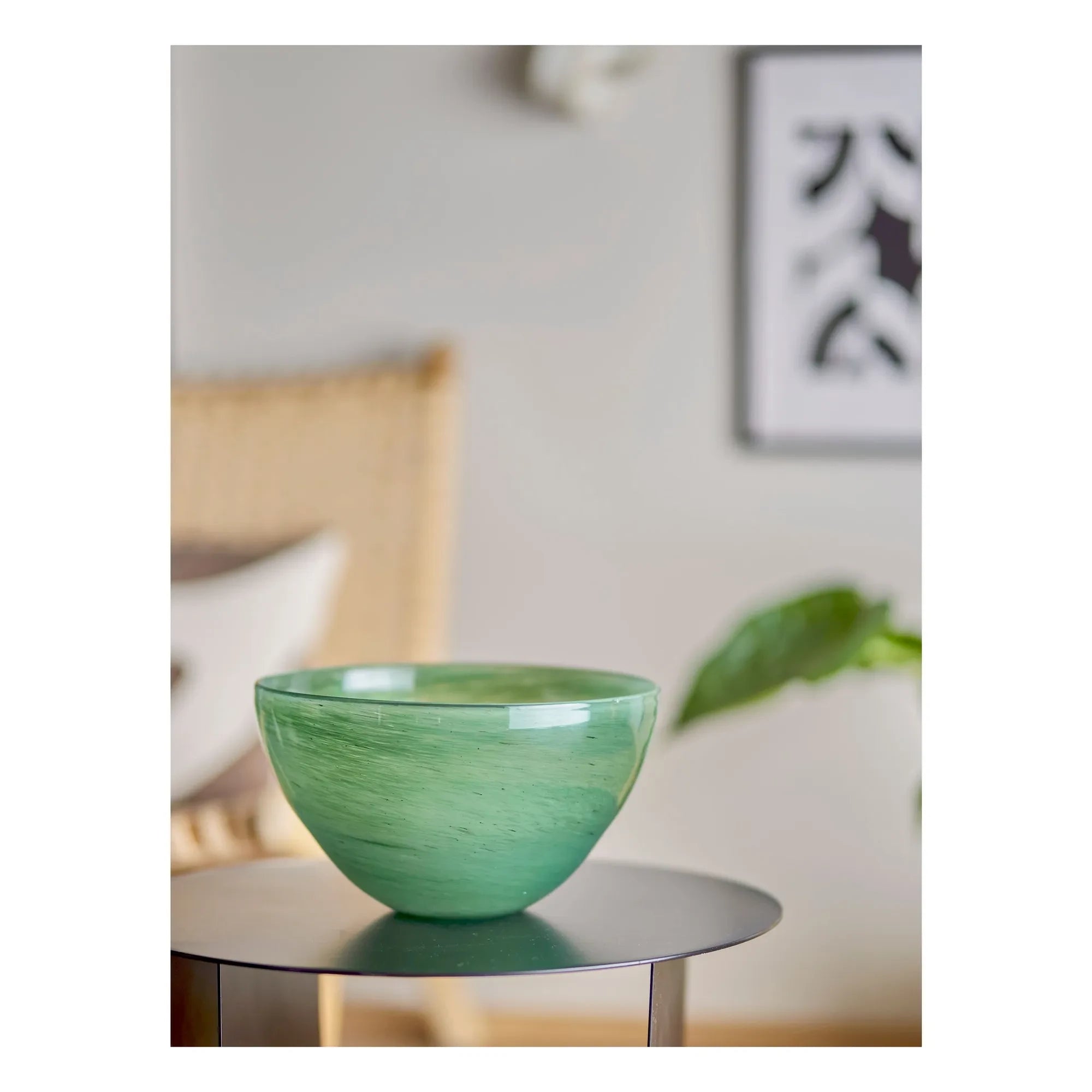 Bloomingville - Esmaralda cam kase | Yeşil