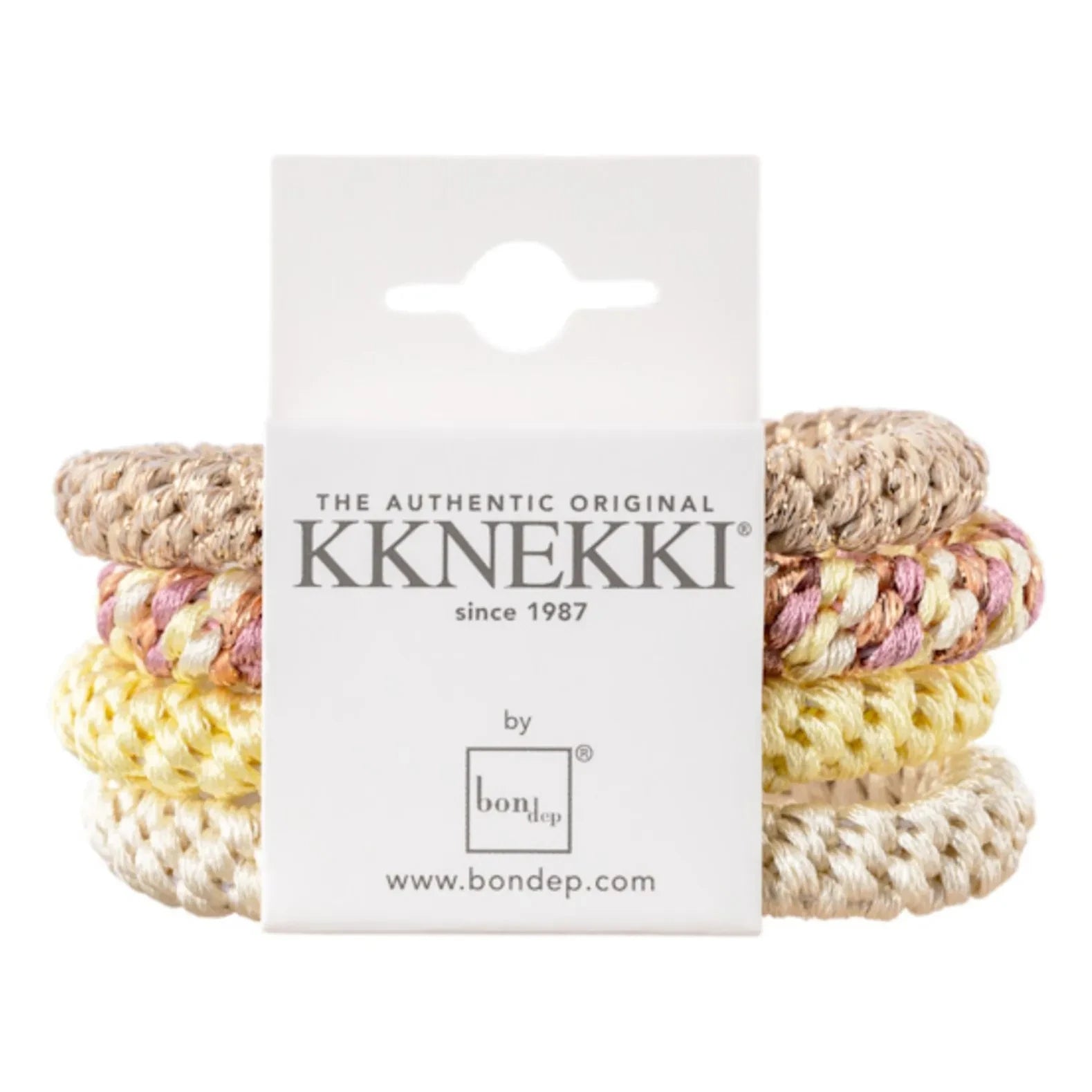 Bon Dep - 4-Piece Kknekki 16 Hair Clip Set | Beige