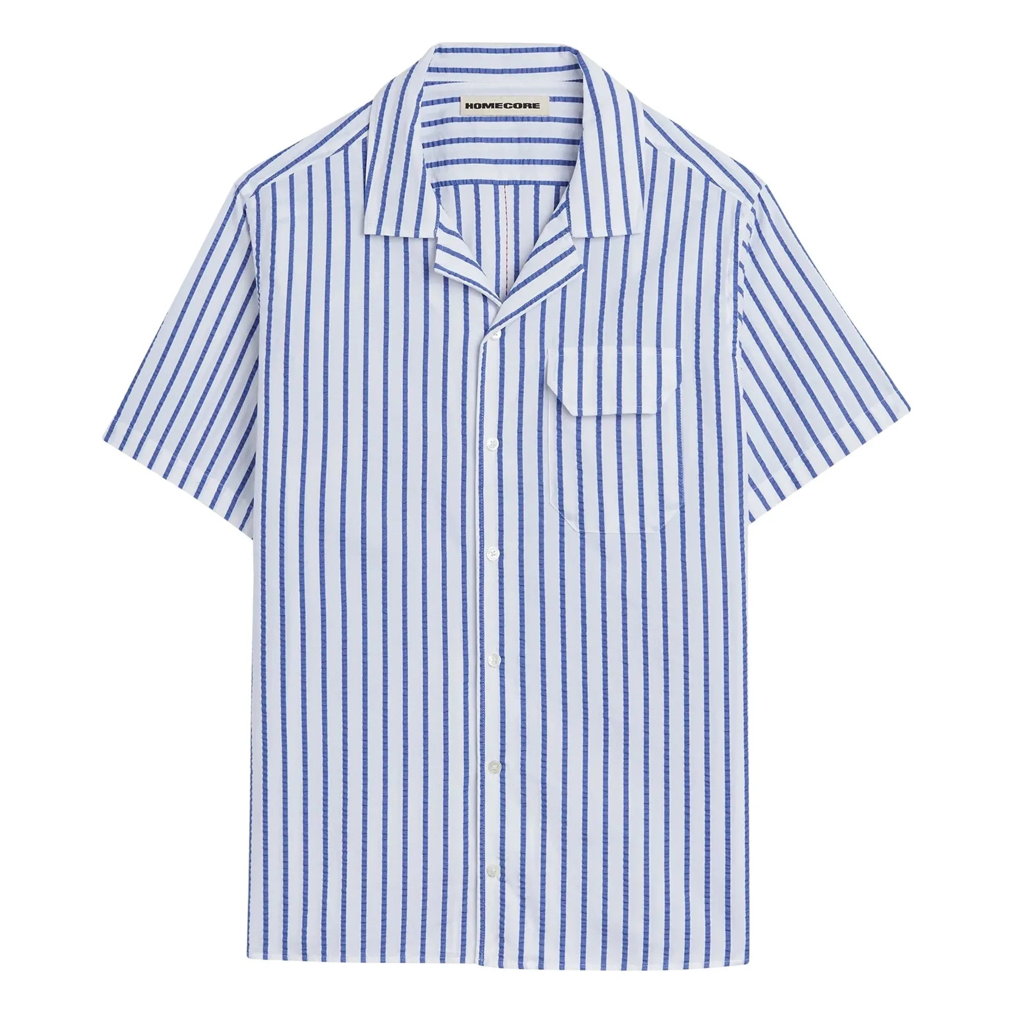 Homecore - Guarda Mar Short Sleeve Shirt | Blue