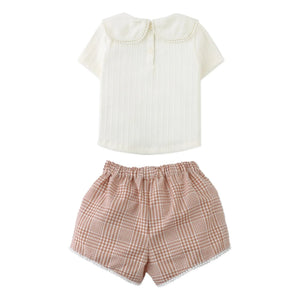 Gingersnaps - Jurin Top and Shorts Set | Ecru