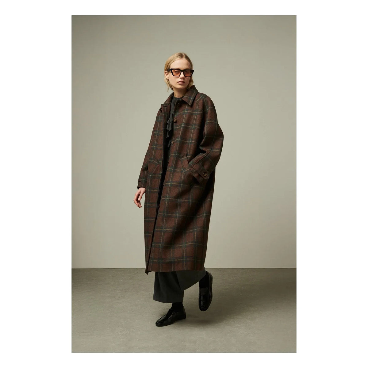 BELLEPIECE - Avedon Wool Coat | Brown