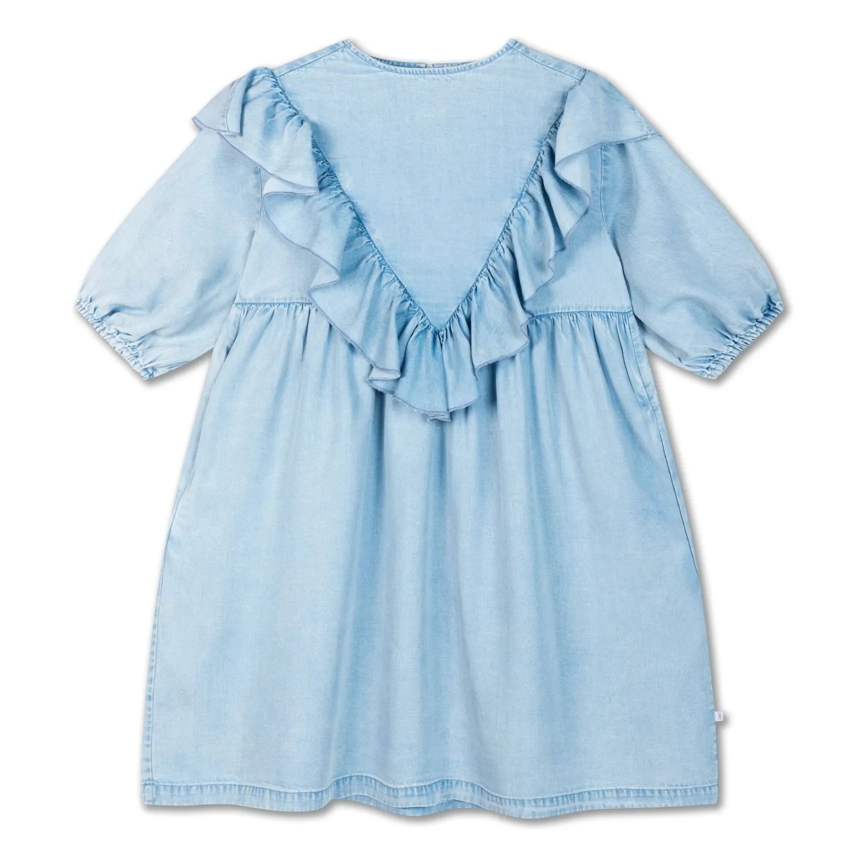 Repose AMS - Tencel Ruffled Dress | Light Blue