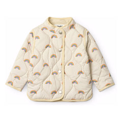Molo - Harrie Rainbow Recycled Fiber Jacket | Ecru