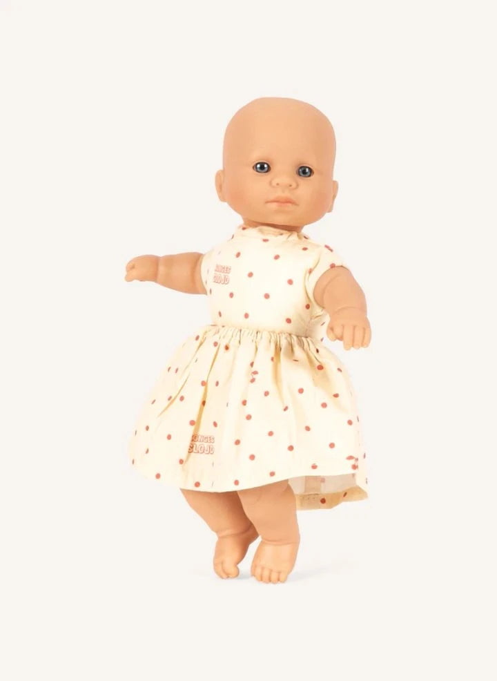 Konges Sløjd - Cherry Dot Mini Bebek | Beyaz