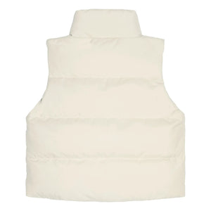 Hundred Pieces - Temper Recycled Fiber Sleeveless Puffer Vest | Beige