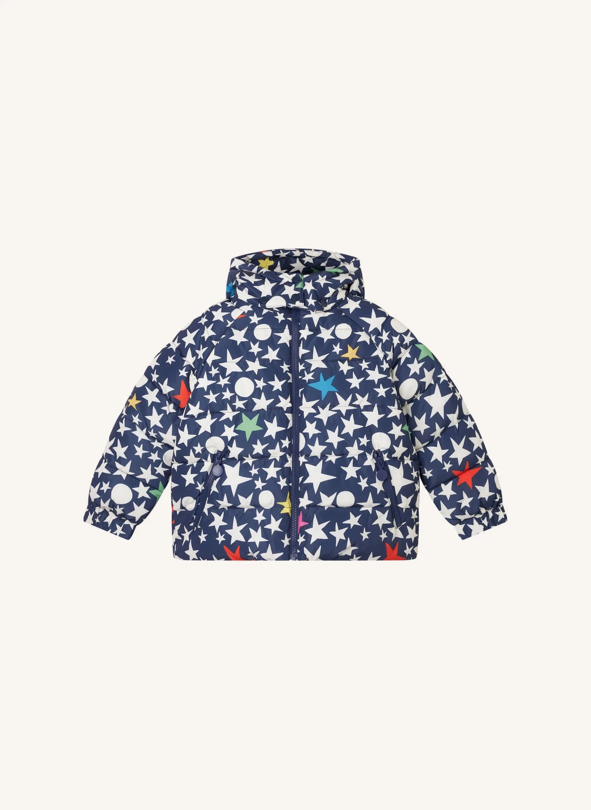 Stella McCartney Kids - Blue Stars Puffer Jacket