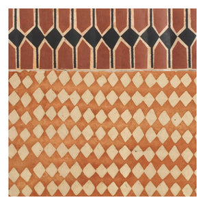 Le Monde Sauvage - Superfrise Vertebra Sienna - 9-leaf Set | Terracotta