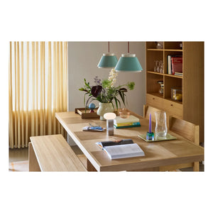 Hübsch - Low portable lamp | Silver