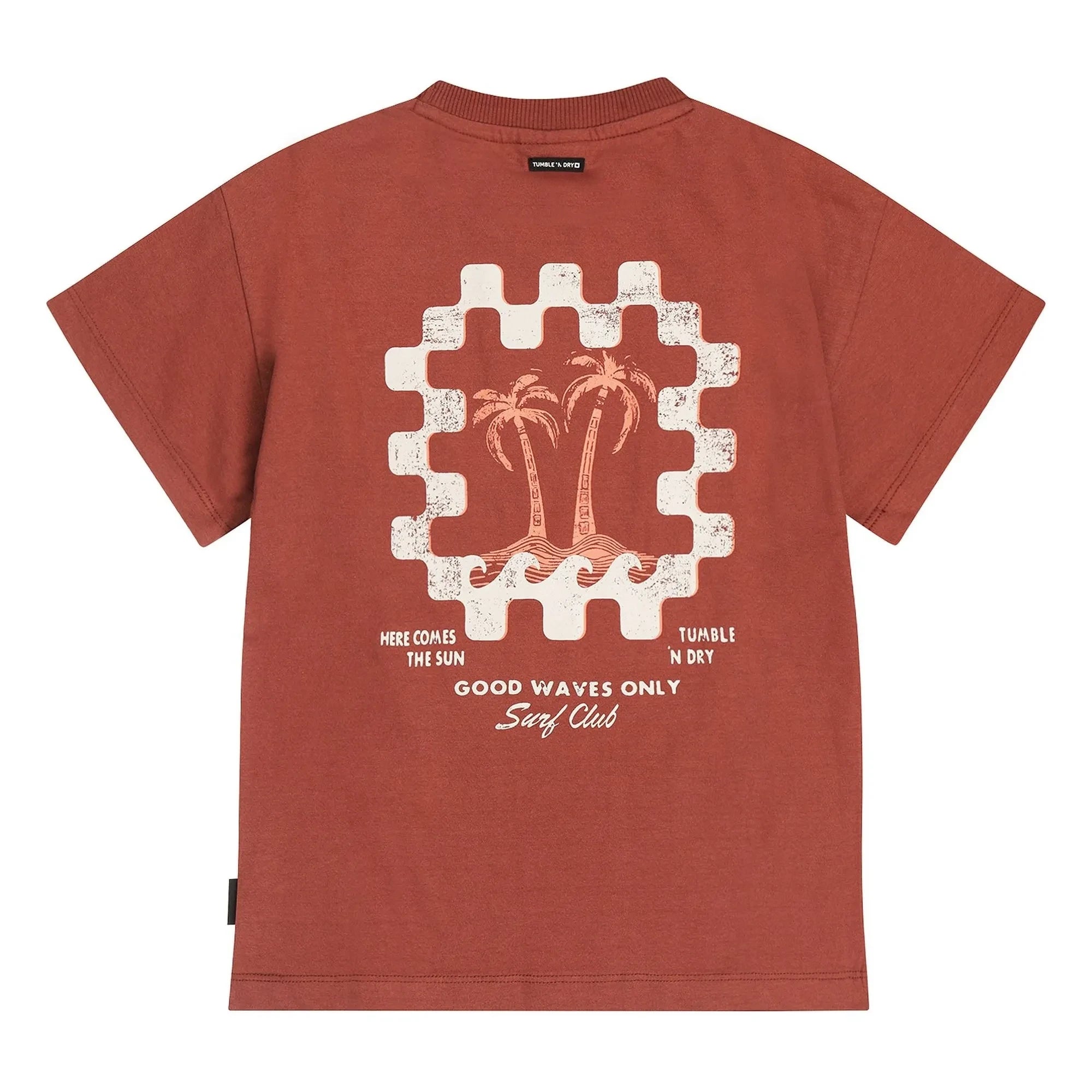 Tumble N'Dry - Oversized T-Shirt Port Douglas Recycled Cotton | Rust