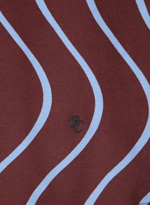 Bobo Choses - Psikodelik Çizgili Organik Pamuklu Üst | Bordo
