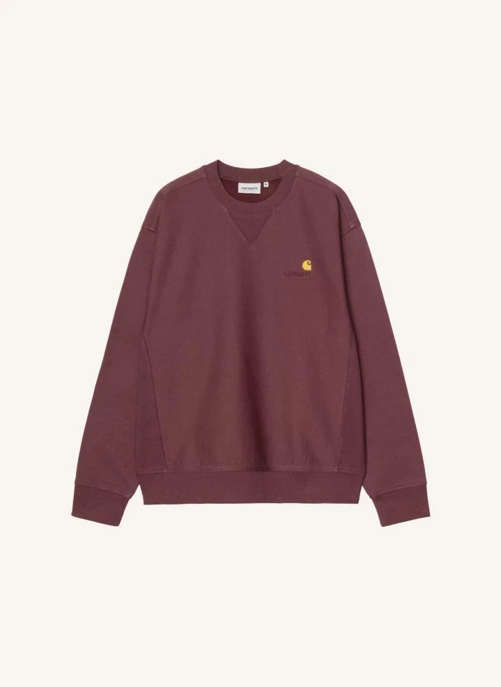 Carhartt WIP - American Script Sweatshirt | Burgundy