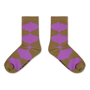 Repose AMS - Losange socks | Khaki