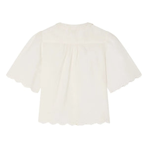 Bonpoint - Lizea Organic Cotton Blouse | Cream