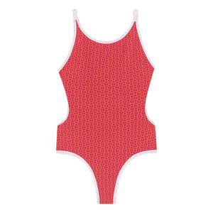 My First Cantê - Katy Fleurs Textured Swimsuit | Pink