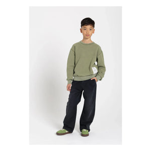 Finger in the Nose - Blow Organic Cotton Sweatshirt | Khaki