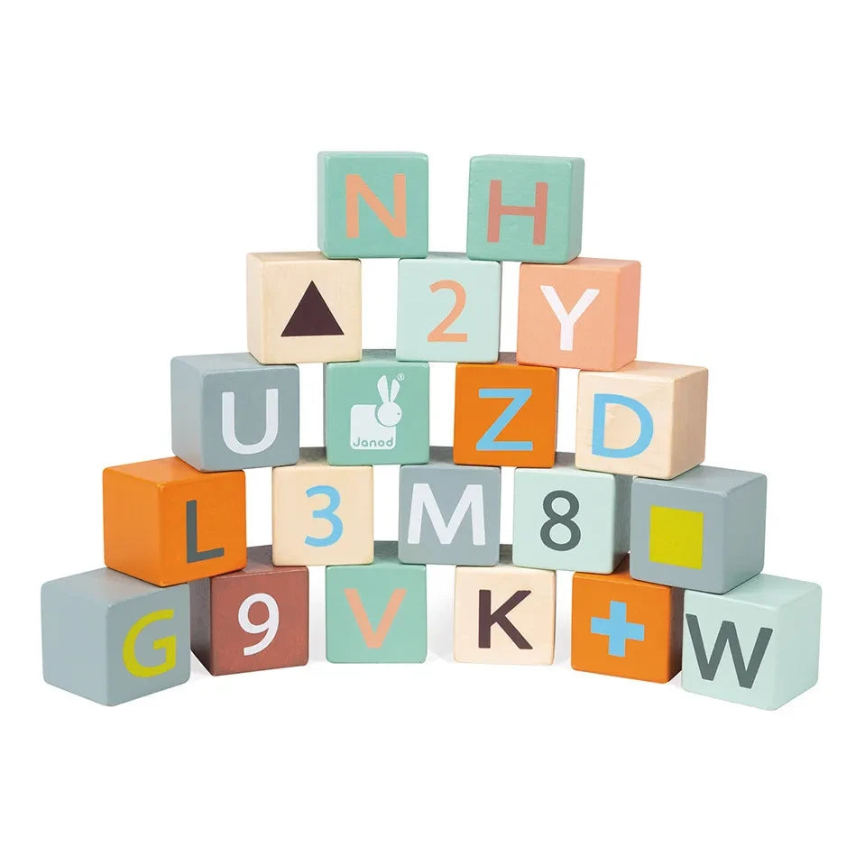 Janod - Cash Register Toy with 20 Blocks