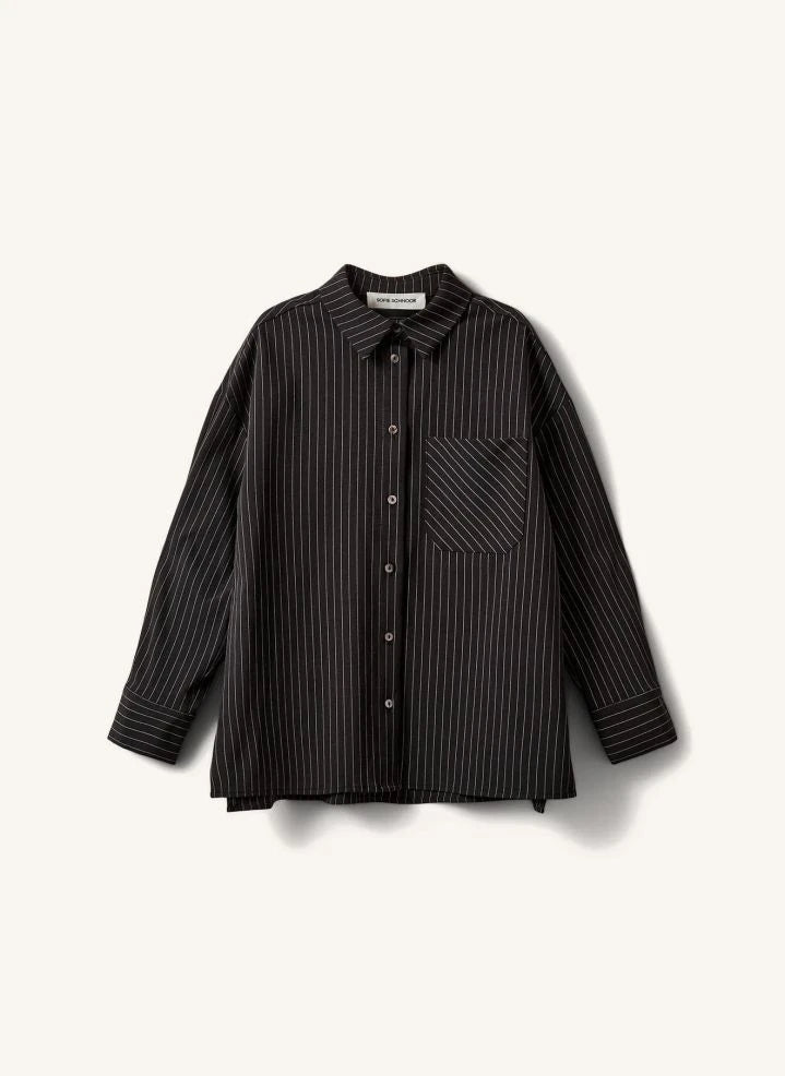 Sofie Schnoor - Kaliasy Striped Shirt | Brown