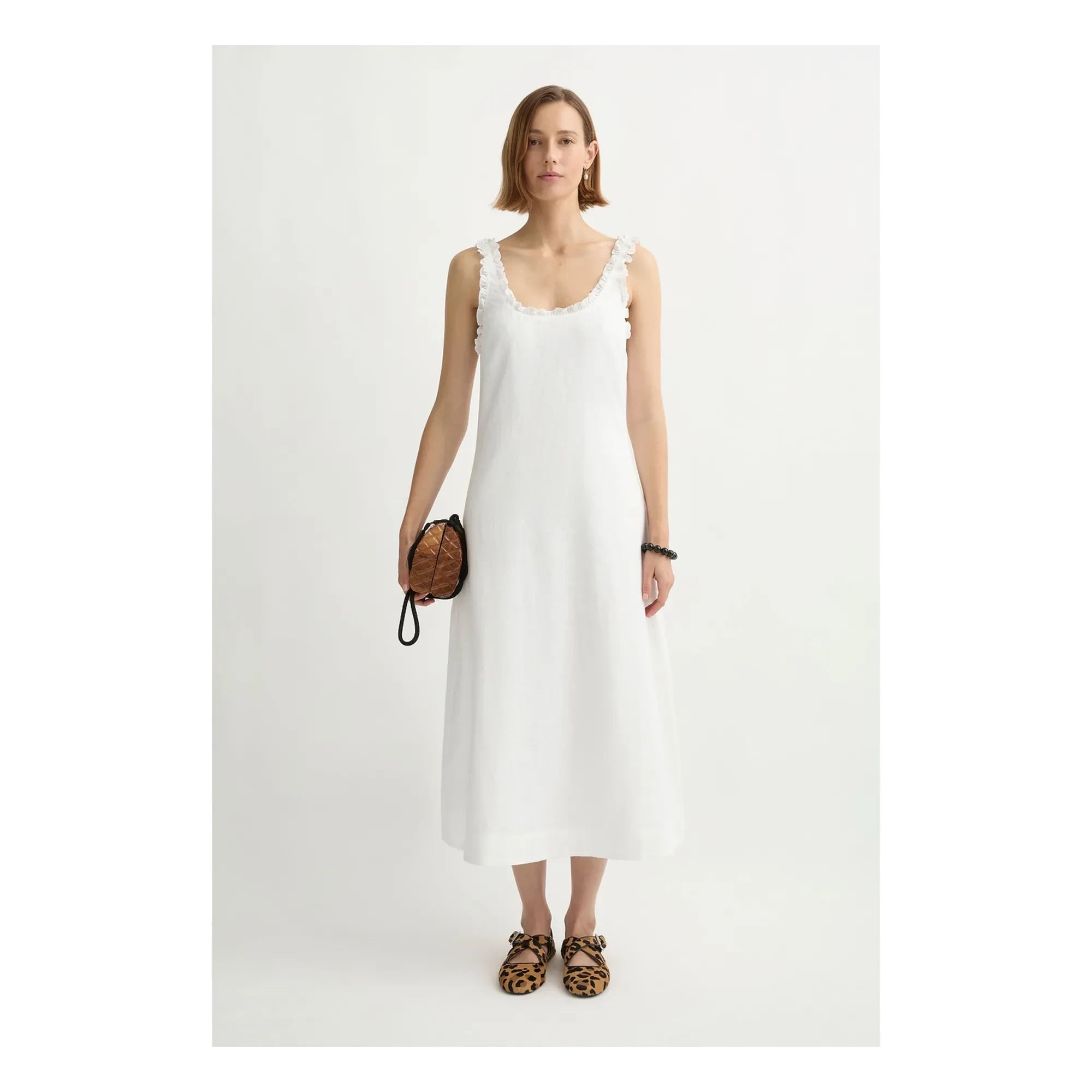 Posse - Florence Linen Dress | Ivory