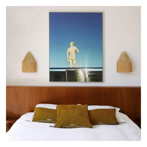 Honoré - Rattan Wall Lamp | Gold