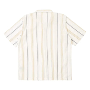 Universal Works - Hendrix Striped Shirt | Ecru