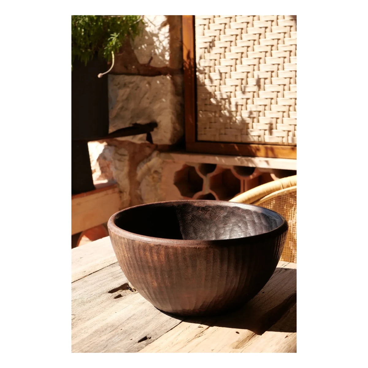 Woodmata - Wabi Sabi Teak Salad Bowl | Teak