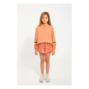 Piupiuchick - Etoile Organic Cotton Sweatshirt | Coral