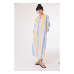 Sacrécoeur - Nina Cruz Organic Cotton Dress | Blue