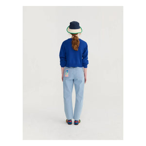 Bobo Choses - Organic Cotton Pear Trousers | Light Blue