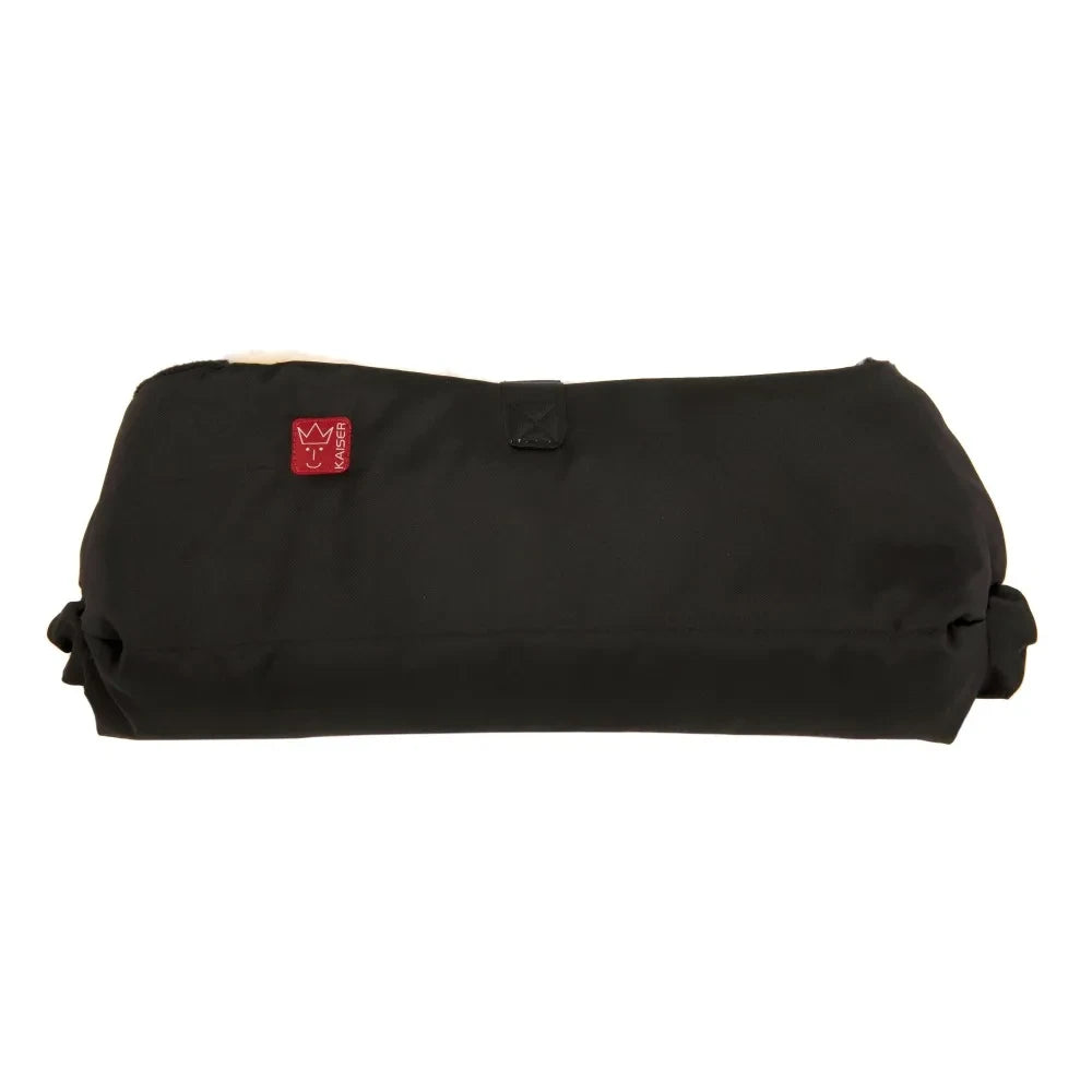 Kaiser - Double-Faced Sheep Leather Hand Warmer | Black