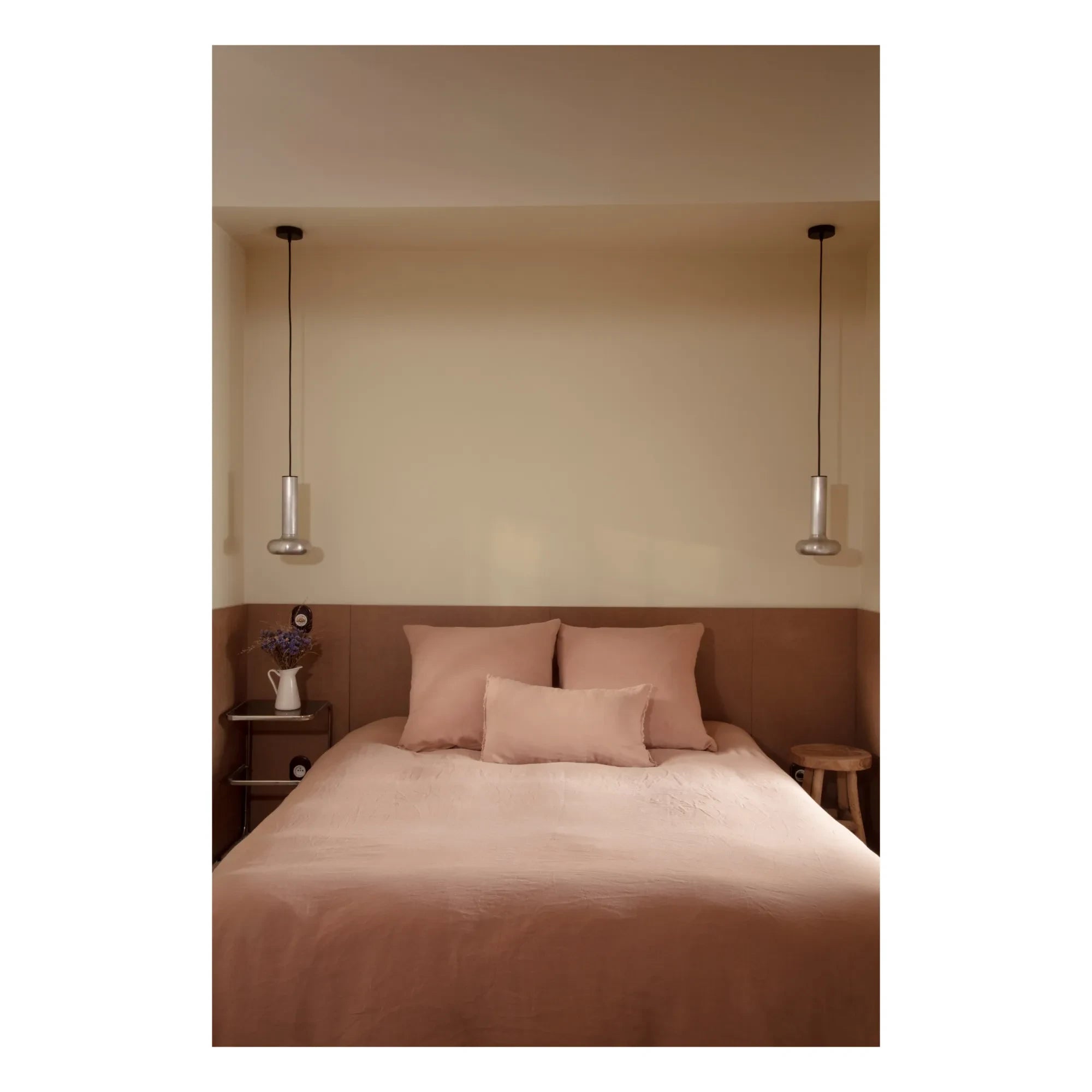 Communauté de biens - Washed Linen Duvet Cover | Dusty Pink