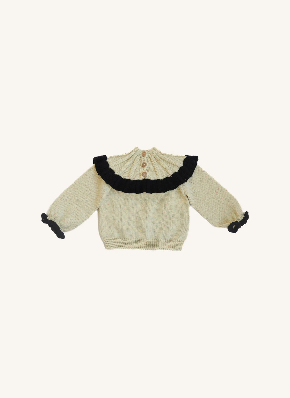 Kalinka - Dove Merino Wool Sweater | Ecru
