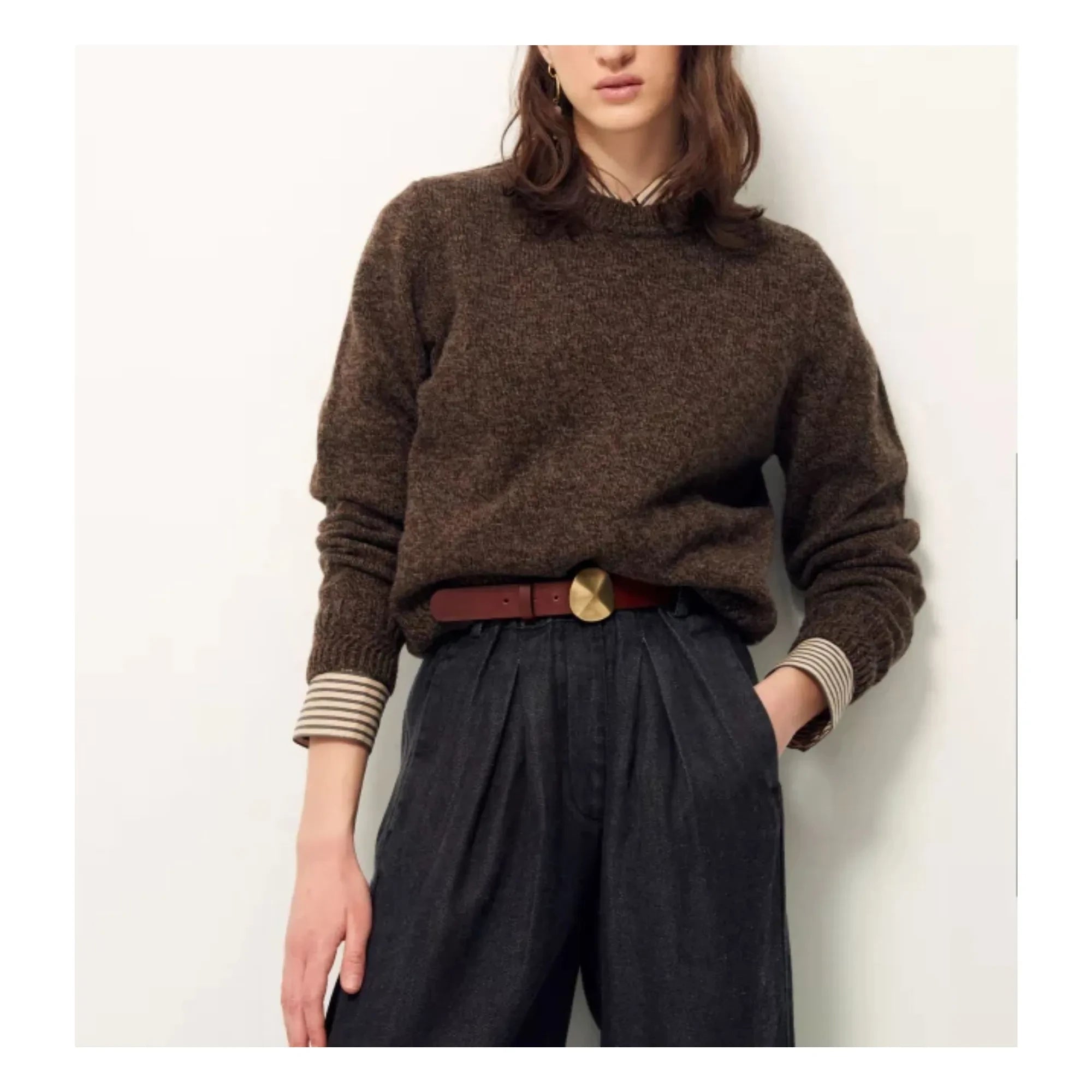 Sessùn - Silty Merino Wool Sweater | Dark Gray