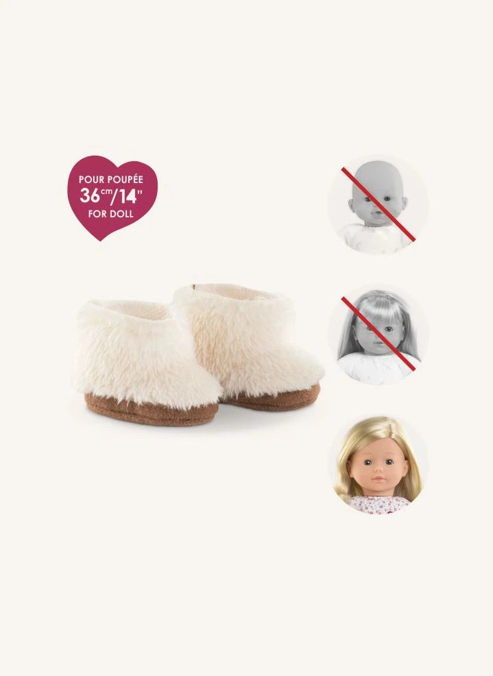 Corolle - Fuzzy Boots | Beige