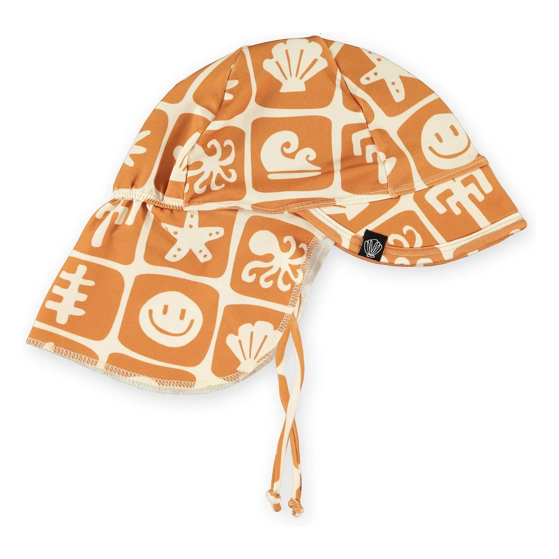 Beach & Bandits - Tuzlu Deniz Smiley UV Protection Hat | Terracotta
