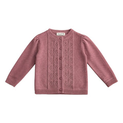 Lililotte - Vincianne Organic Cotton Cardigan | Dust Pink