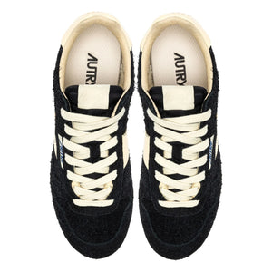 Autry - Windspin Low Two-Tone Suede & Leather Sneakers | Black