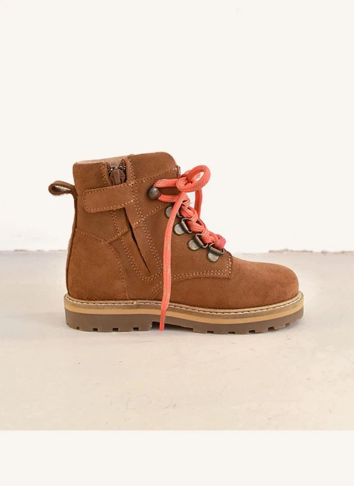 du Loua - Louen Sweden Lace-up Boots | Light brown